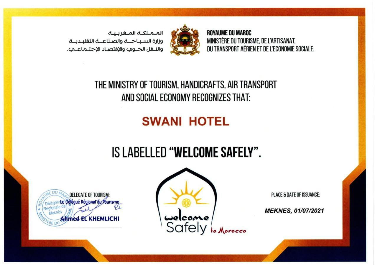 Hotel Swani Meknes Exterior photo